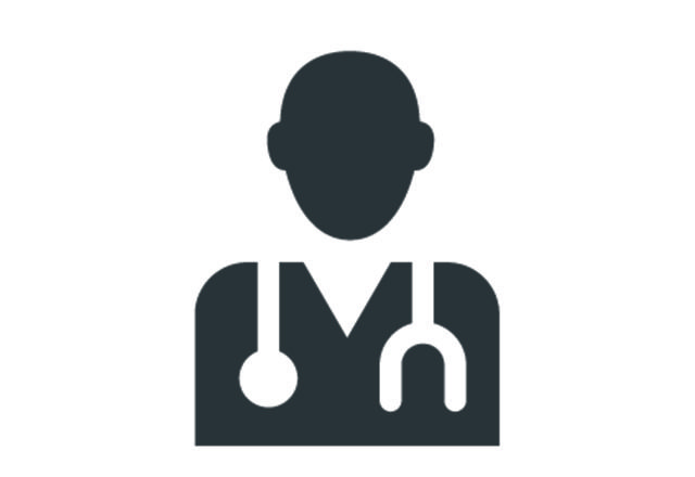 icon of doctor silhouette